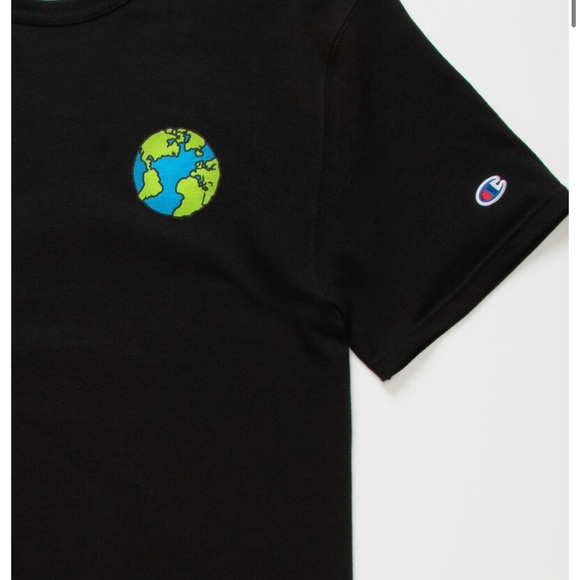 Champion Mens Large Heritage T-Shirt Globe Spaceship C Mens Sz XS New - Picture 4 of 4